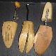 5 Assorted Mismatched Wood Shoe Tree Savers Wooden Stretchers Industrial Molds photo 3
