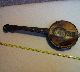 Antique Banjo Open Back 4 String - Unsigned - Seems Military String photo 1