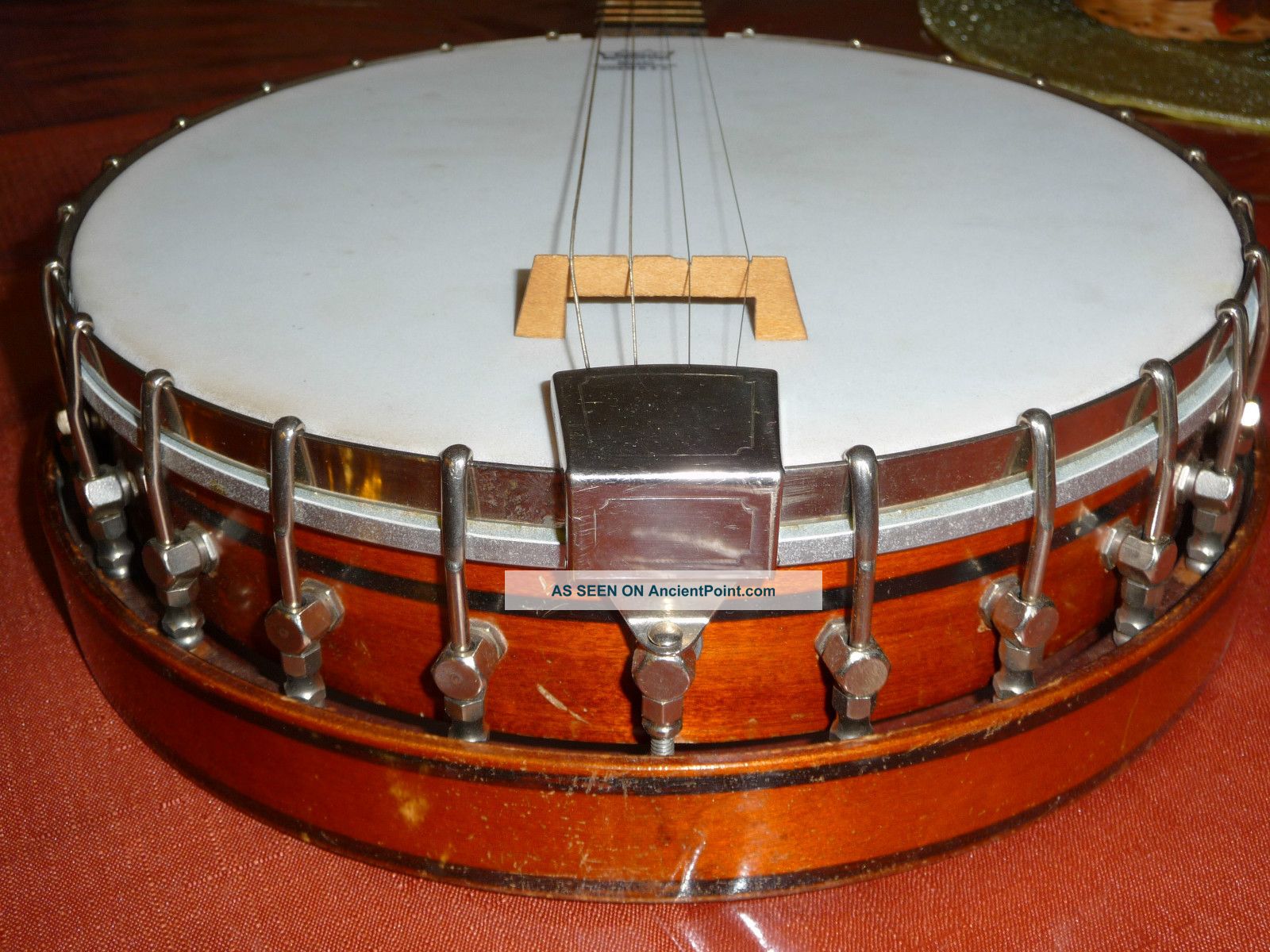 Antique Tenor Banjo Circa 1920 String photo