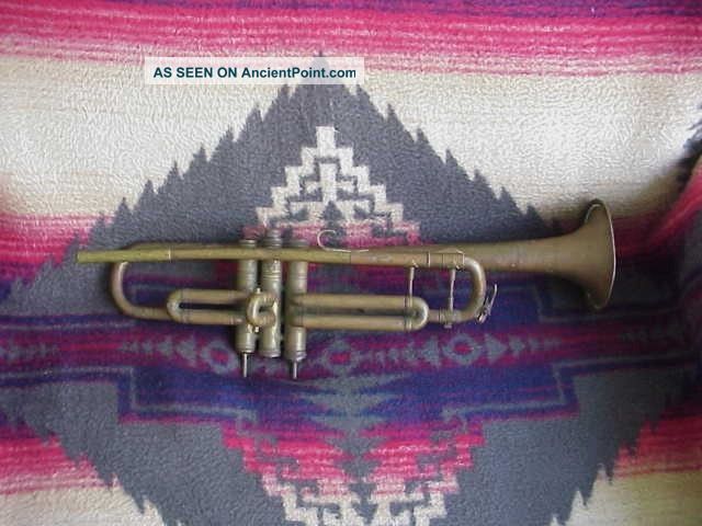 Antique Lafayette Couesnon Trumpet,  Made In France,  25451, , Brass photo