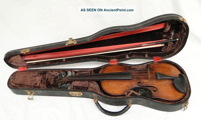 Antique Josef Guarnerius Violin Cremonae 1755 W/hsc Extra Stings String photo