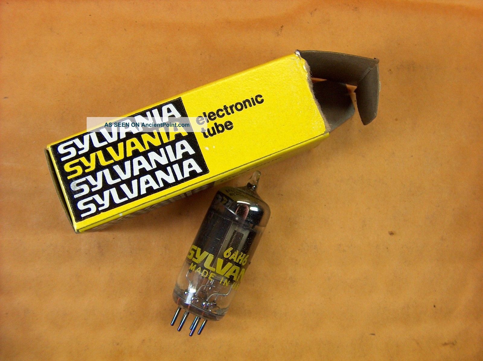 Vtg Sylvania Electron Vacuum 6ah6 Ham Radio Tv Cb Amp Phono Tube Made In Usa Nos Other photo