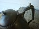 Early Antique Coffee Pot Ovoid Shape Decorated And Make Do Repairs Other photo 8