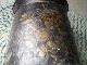 Antique 19th C Paint Decorated Large Coal Skuttle Tin Bucket Toleware Toleware photo 5