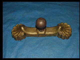 Antique 1800 ' S Brass & Cast Iron Paperweight Or Fireplace Tool Trivet Stand photo