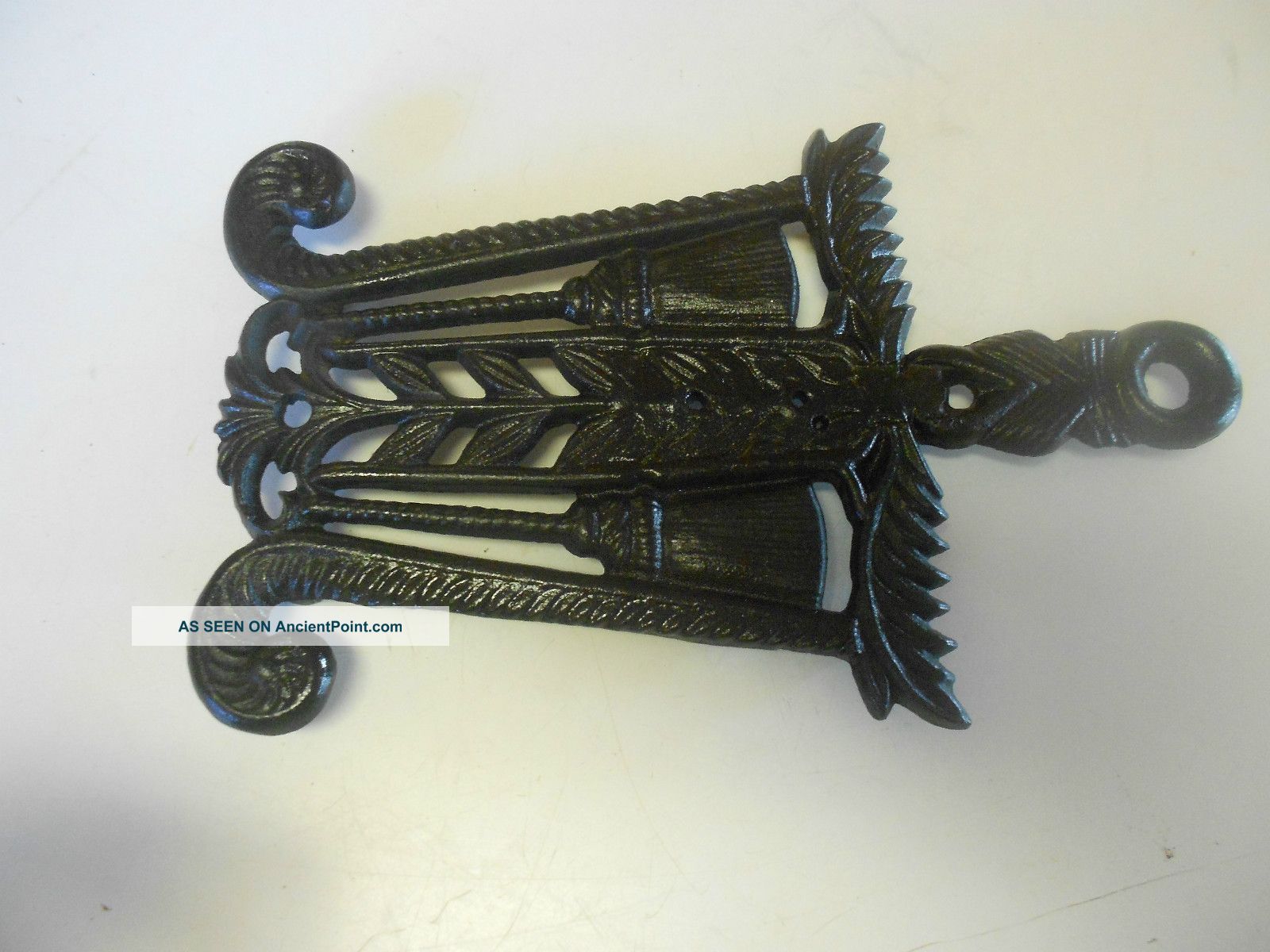 Antique Trivet Wilton Grain And Tassle Marked Wilton Trivets photo