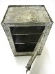 Antique Early American Pie Safe Industrial Stamped Galvanized Tin Tea Cabinet Other photo 10