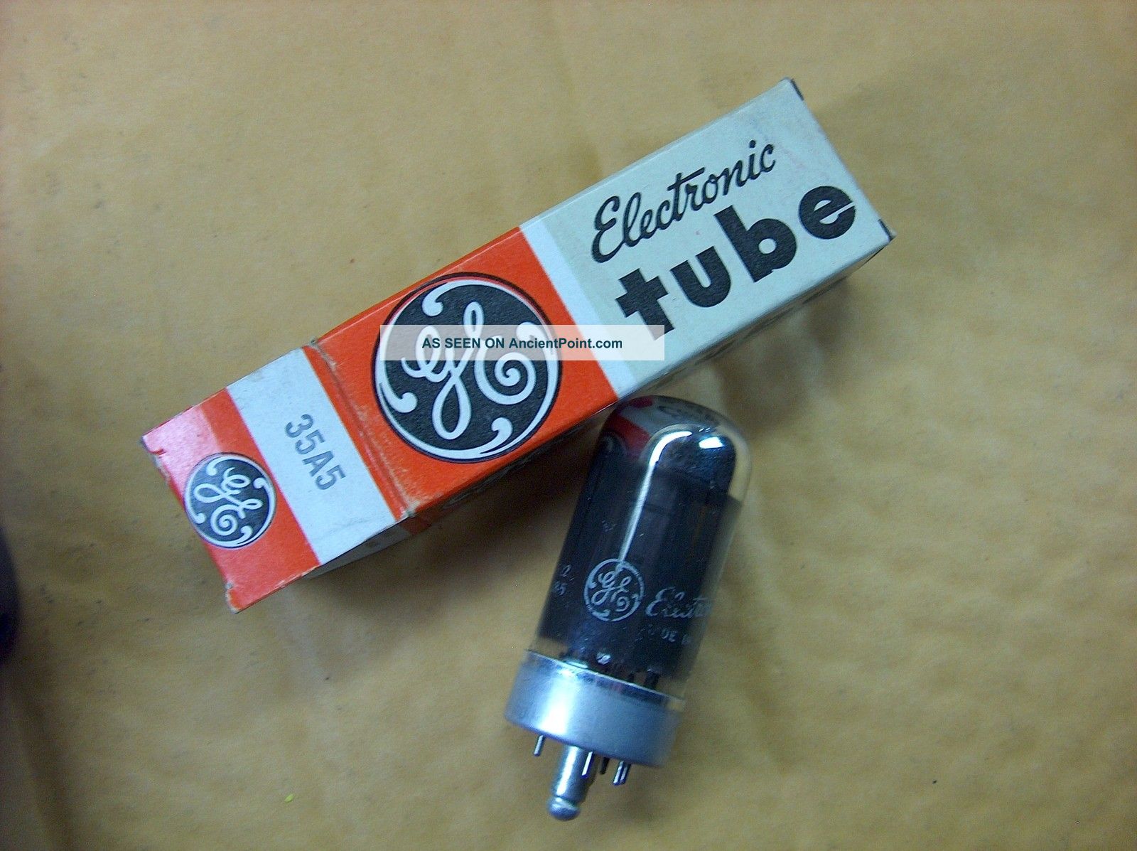Vtg Ge Electron Vacuum 35a5 Ham Radio Tv Cb Amp Phono Tube Made In Usa ~nos~ Other photo
