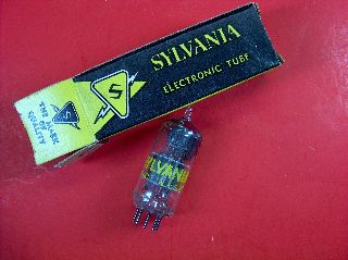 Vtg Sylvania Electron Vacuum 6j6 Ham Radio Tv Cb Amp Phono Tube Made In Usa Nos photo
