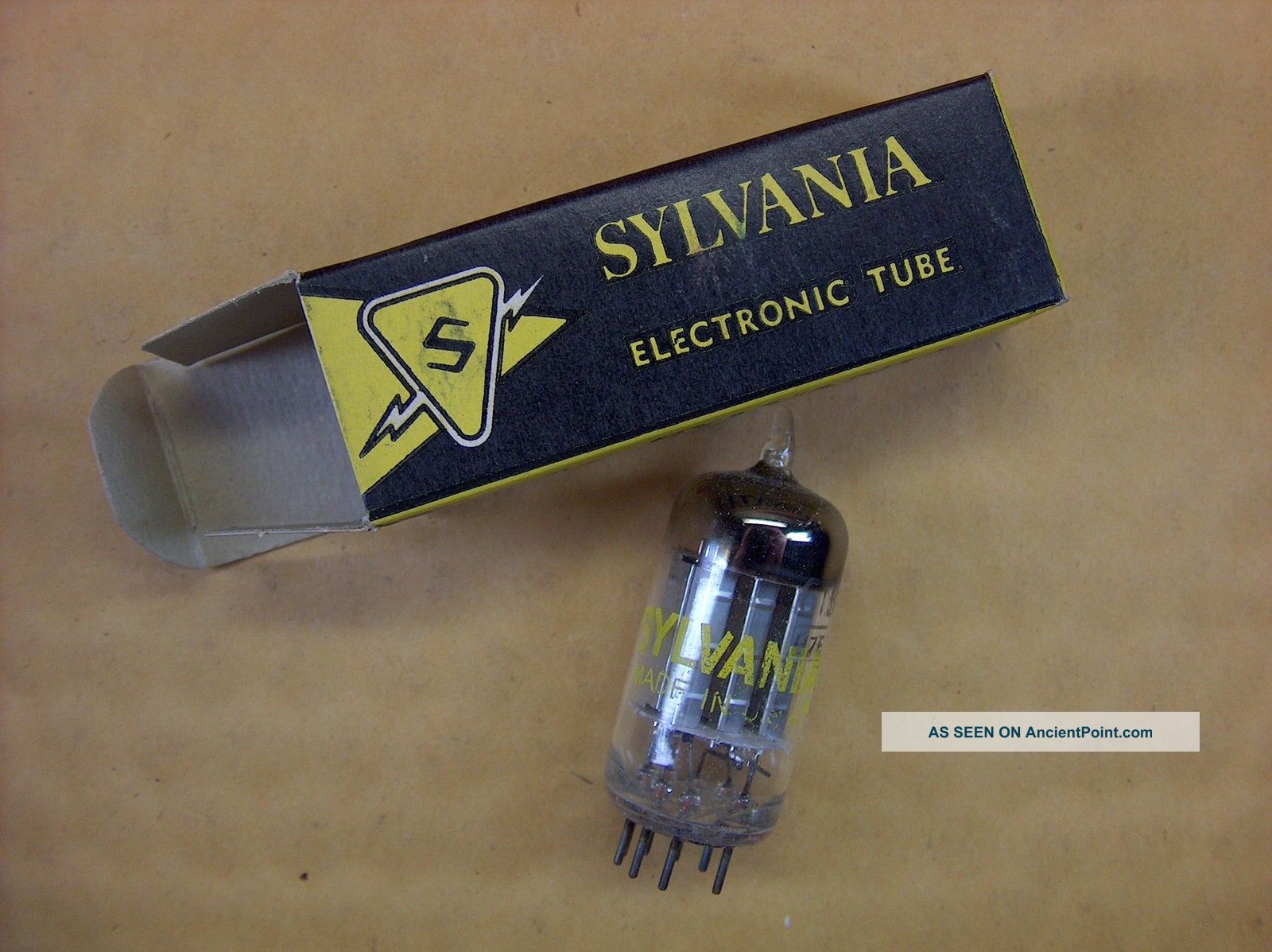 Vtg Sylvania Vacuum Electron Tube 6t8 Ham Radio Tv Cb Amp Made In Usa ~nos~ Other photo