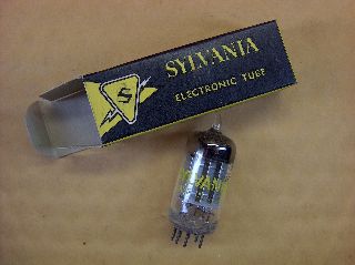 Vtg Sylvania Vacuum Electron Tube 6t8 Ham Radio Tv Cb Amp Made In Usa ~nos~ photo