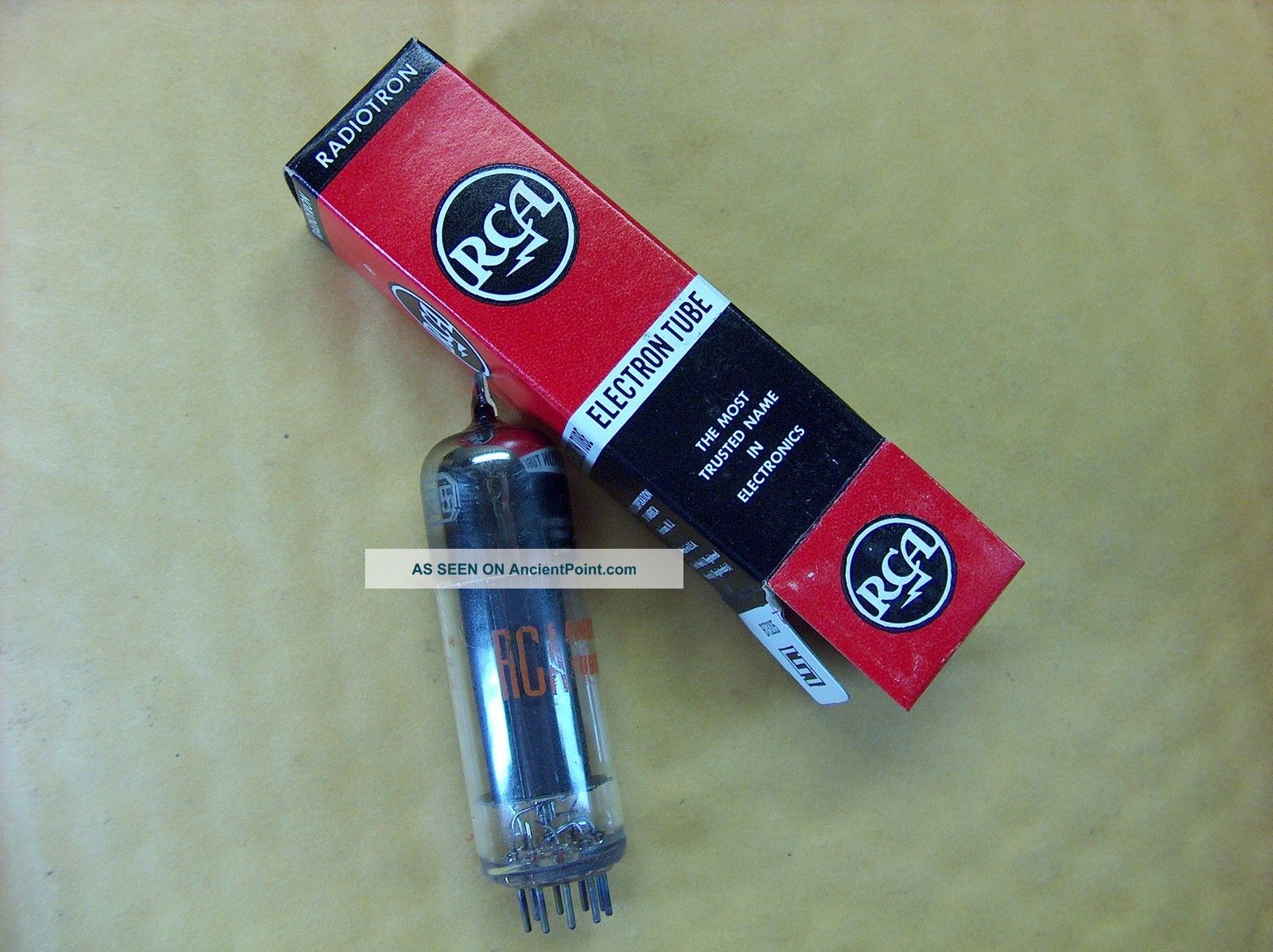 Vtg Rca Vacuum Electron Tube 6em5 Ham Radio Tv Cb Amp Phono Made In Usa ~nos~ Other photo
