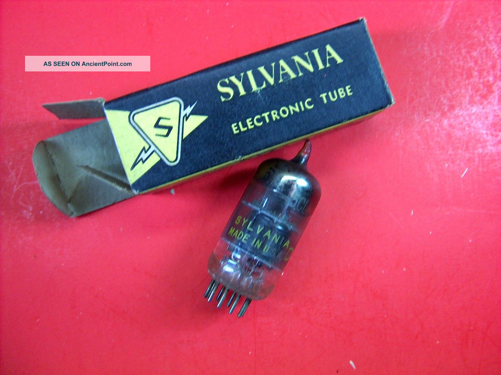 Vtg Sylvania Electron Vacuum 5cl8 Ham Radio Tv Cb Amp Phono Tube Made In Usa Nos Other photo