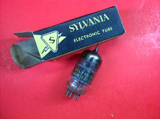 Vtg Sylvania Electron Vacuum 5cl8 Ham Radio Tv Cb Amp Phono Tube Made In Usa Nos photo
