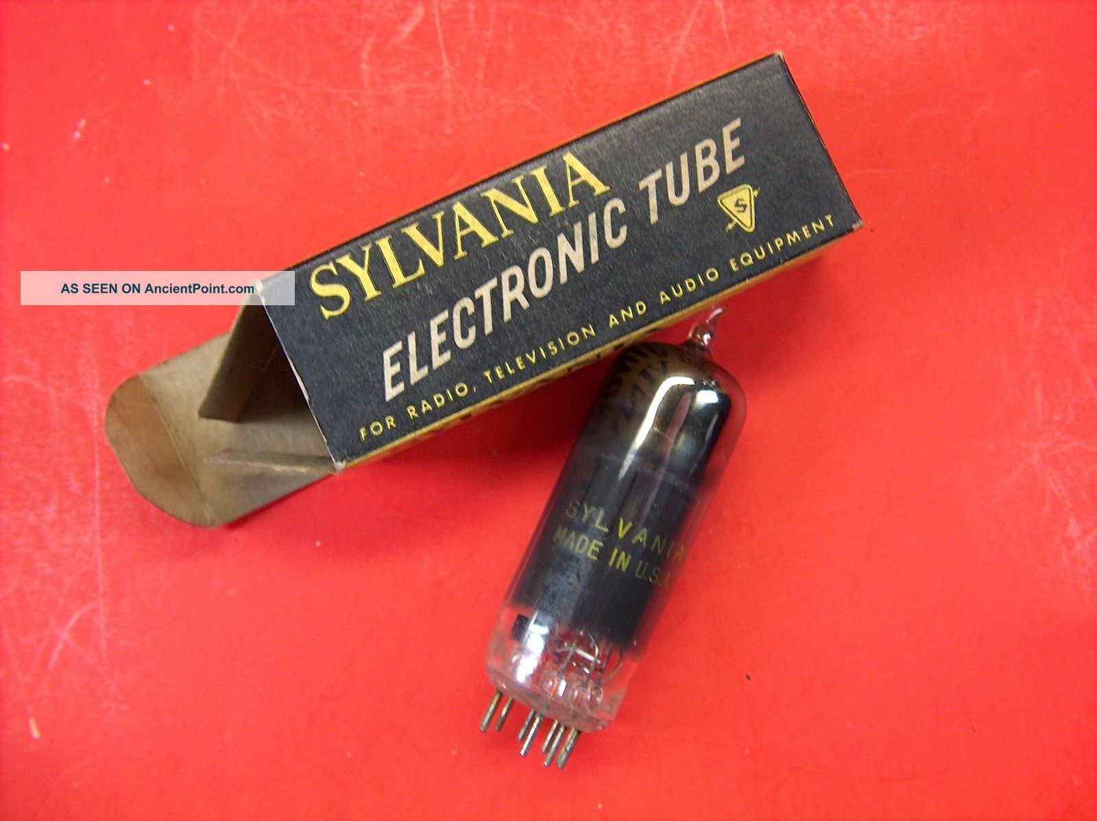 Vtg Sylvania Electron Vacuum 6ba8 Ham Radio Tv Cb Amp Phono Tube Made In Usa Nos Other photo
