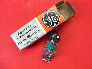 Vtg Ge Electron Vacuum 6kz8 Ham Radio Tv Cb Amp Phono Tube Made In Usa ~nos~ (b) photo