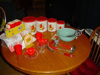 Vintage Kitchen Set - 26 Piece - Gift For Decorating,  Etc photo