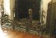 Antique Arts And Craft Copper Hammered Fireplace Set Marked 1927 Hearth Ware photo 6