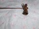 Antique Brass Angel Candle Holder /candle Snuffer Hearth Ware photo 4