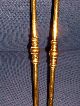 Antique Solid Brass Fireplace Tongs Hearth Ware photo 2