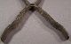 19th Century Wrought Iron Ember Tongs,  Scissors Type Primitives photo 7