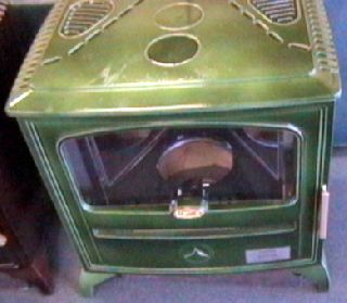Kerosene Home Or Cabin Heater / Stylish Cast Iron With Enamel Finish photo