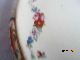 Antique Tea Tile Circle With Hand Painted Bouquets Of Flowers Tiles photo 4