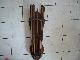 Antique Horseshoe Brand Wood & Metal Wall Hanging Clothes Dryer Clothing Wringers photo 1