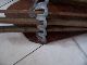 Antique Horseshoe Brand Wood & Metal Wall Hanging Clothes Dryer Clothing Wringers photo 2