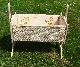 Vintage Wicker And Wood Baby Cradle Rocking - By Badger Basket Co. Baby Cradles photo 6