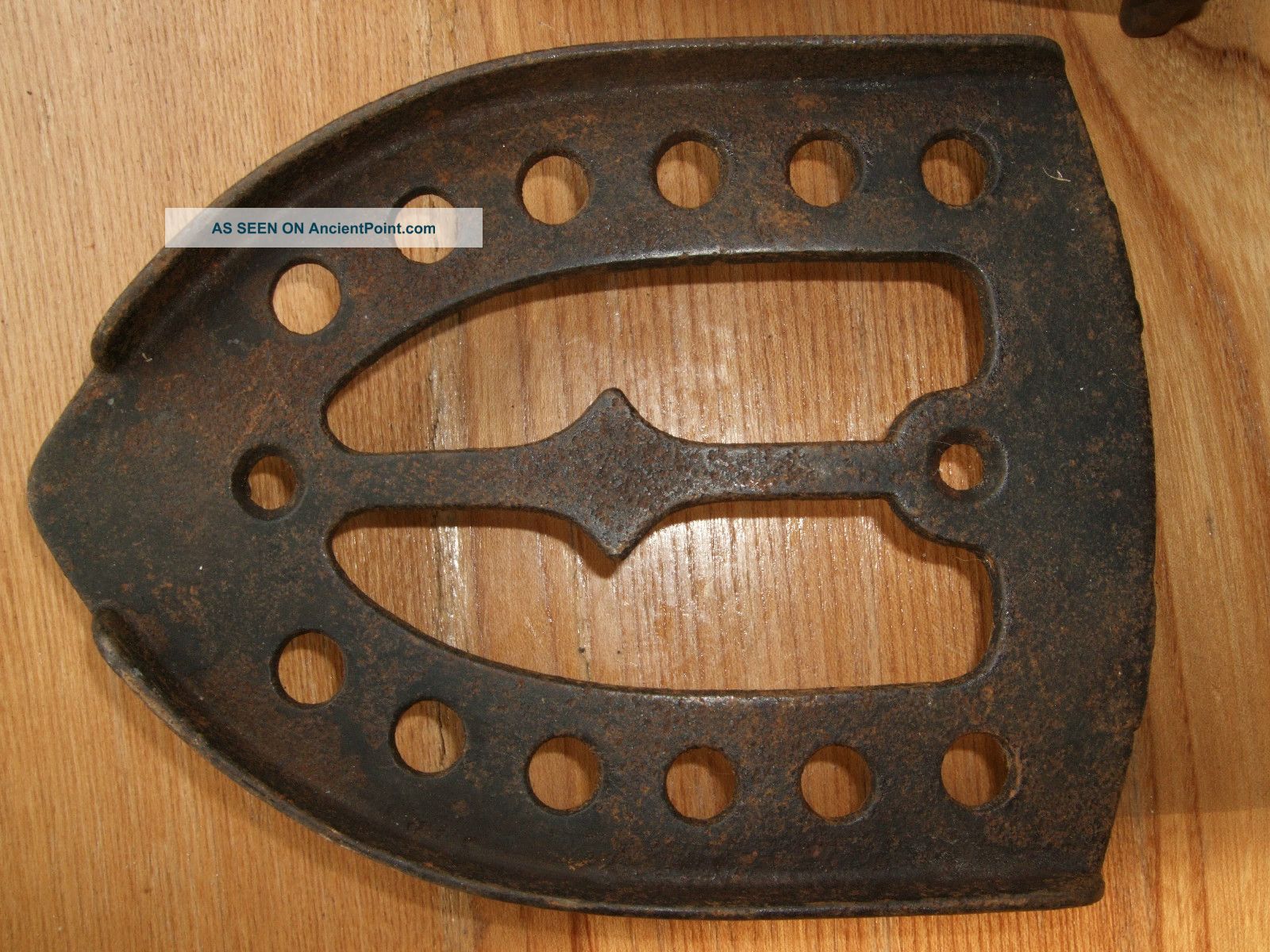 Antique Cast Iron Trivet Sad Iron Feet Metal Vintage 6 Inches Primitive Rustic Trivets photo