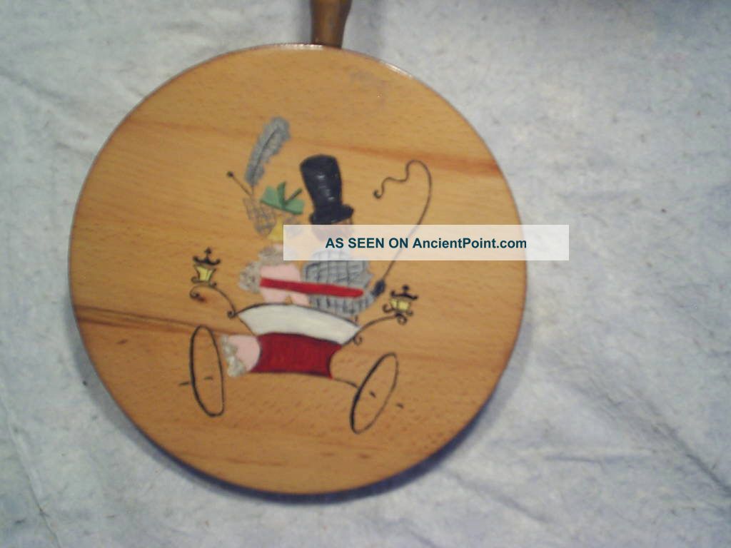 Wooden Trivet Norcrest Japan Automobile,  Car,  Man,  Woman Trivets photo