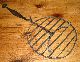 Antique Rotary Hearth Broiler C.  1750 - 1800 Wrought Iron Trivets photo 1