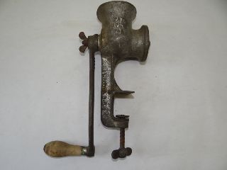 Antique Old Norvell - Shapleich Hwd Co 72 St.  Louis Metal Meat Grinder Collectible photo