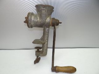 Antique Made In Usa Keystone 10 C.  I.  Co Bovertown 24 Metal Kitchen Meat Grinder photo