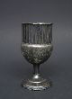 Early Aesthetic Movement Era Pairpoint Silverplate Chalice Botanical Tooled Aesthetic Movement photo 2