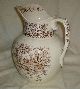 Antique J.  H.  Weatherby Aesthetic Orleans Brown Transferware Wash Water Pitcher Pitchers photo 3