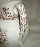 Antique J.  H.  Weatherby Aesthetic Orleans Brown Transferware Wash Water Pitcher Pitchers photo 4