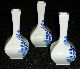 Blue White Vase Lot Vgc 4 1/2 Inches Tall Collection Of 3 Adorable Willow Asian Aesthetic Movement photo 3