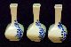 Blue White Vase Lot Vgc 4 1/2 Inches Tall Collection Of 3 Adorable Willow Asian Aesthetic Movement photo 5