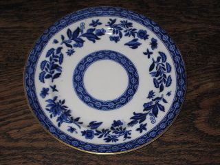 Fine Quality English Blue & White 19th Century Plate photo