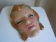 Art Deco Vintage Stunning Stamped Lady ' S Face Wall Mask Art Deco photo 7