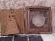 An 1930 ' S Art Deco Solid Burr Wood Photograph Frame With Inlaid Rim Art Deco photo 2