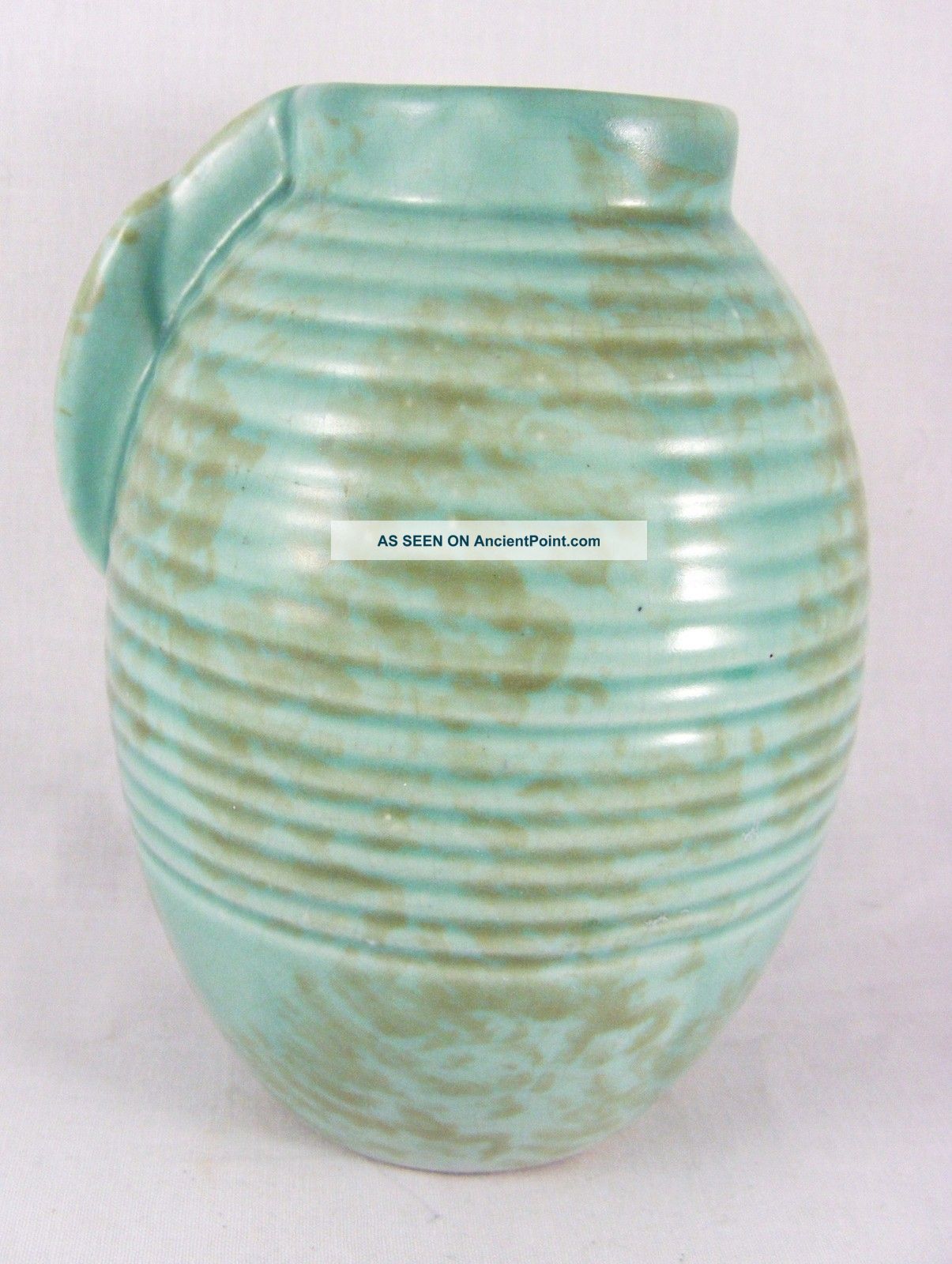 Art Deco Geometric Style Pottery Vase C.  1930s Art Deco photo