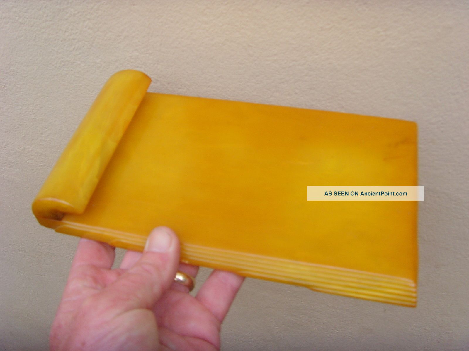 An Art Deco Carvacraft Phenolic Bakelite Note Pad Holder C1930 Art Deco photo