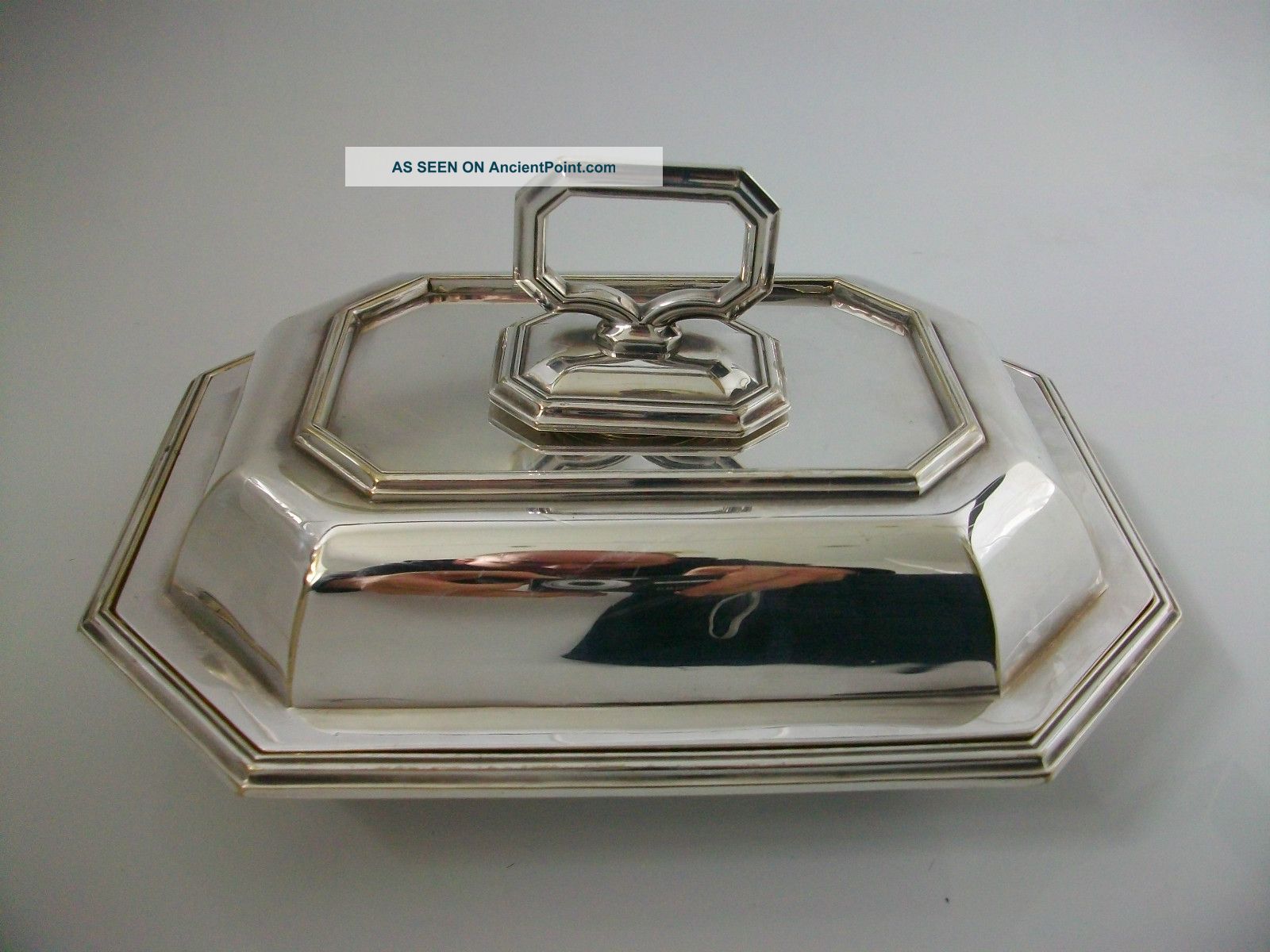 Vintage/antique Art Deco Silver Plated Entree Dish By Mappin & Webb Art Deco photo