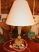 Houzex Slag Glass Lamp Art Deco Houze 1930s Like Akro Agate Vidrio Works Perfect Art Deco photo 9