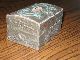 Antique Pisces Art Deco Silver Box Gem Tinover Wood Fish Trinket Box Keep Sake Boxes photo 1