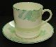 Vtg Art Deco Royal Doulton Porcelain Demitasse Tea Cup Saucer England 1930 Sale Art Deco photo 1