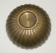 Big Deco Vintage Tinos Bronce Danish Fluted Bronze Bowl 7 In Di X 3 1/2 In High Metalware photo 5